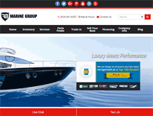 Tablet Screenshot of fbmarinegroup.com